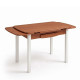Table Extensible Tiroir Koral Merisier Blanc | Achat