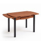 Mesa Extensible con Cajón Koral Cerezo Negro | Compra