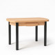 Table Extensible Koral Hêtre - Noire fanmuebles