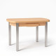 Table Extensible Tiroir Koral Hêtre Aluminium | Achat