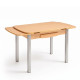 Table Extensible Tiroir Koral Hêtre Aluminium | Achat