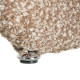Silla diseño tapizada Beige 59 x 81 x 63 cm