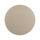 Mesa de comedor redonda Taupe alto brillo 120 x 75 x 120 cm
