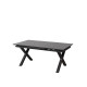 Table extensible de salle à manger en céramique et verre | fanmuebles