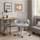Ergonomischer Bürostuhl Evora 3D-Stoff Weiß | fanmuebles