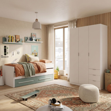Conjunto Quarto Juvenil Cama Nidi | fanmuebles