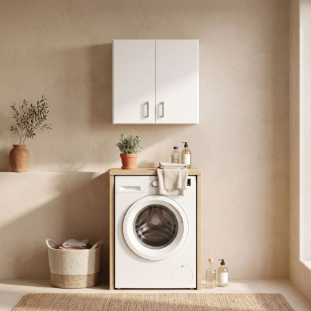 Armadio a muro 2 ante bianco | Armadi economici per cucina