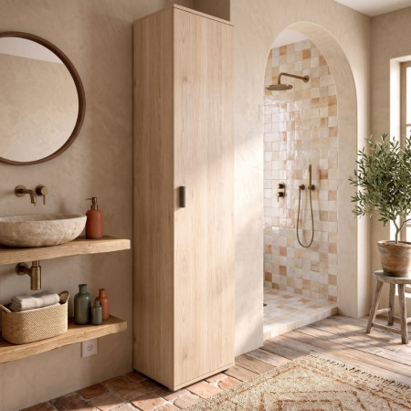 Mehrzweckschrank 1 Tür Fit Natur - fanmuebles