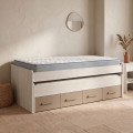 Oferta de cama-ninho Ares com estrados e colchão.