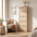 Zapatero 5 puertas batientes Hugo Roble Sonoma 67 x 191,5 x 28 cm