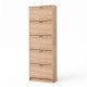 Zapatero 5 puertas batientes Hugo Roble Sonoma 67 x 191,5 x 28 cm