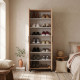 Zapatero de pie Basilea 2 puertas Roble Artisan 68 x 195 x 35 cm