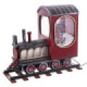 Figura decorativa navideña de máquina de tren con luz, movimiento y sonido 51 x 46 x 20 cm