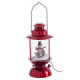 Farol navideño con efecto nieve y luz 15 x 35 x 15 cm