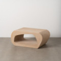 Mesa de centro rectangular con túnel de DM arena 100 x 45 x 60 cm