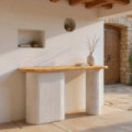 Consola de DM blanco 150 x 82 x 35 cm
