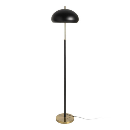 Lámpara de pie de metal negro y oro 41 x 162 x 41 cm