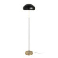 Lámpara de pie de metal negro y oro 41 x 162 x 41 cm