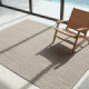 Alfombra gran formato in and out tejida marrón tostado 200 x 1 x 300 cm