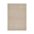 Alfombra de pelo de lana beige con reverso de algodón 160 x 1 x 230 cm