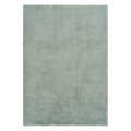 Alfombra shaggy de pelo suave verde salvia 200 x 2 x 300 cm