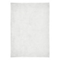 Alfombra shaggy de pelo suave blanco roto 200 x 2 x 300 cm