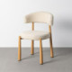 Silla de uso profesional en tejido poliéster blanco y metal 56 x 81 x 54 cm