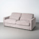 Sofá cama gris 3 plazas 194 x 88 x 104 cm