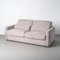 Sofá cama gris 3 plazas 194 x 88 x 104 cm