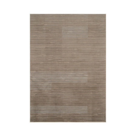 Alfombra salón lineal texturizada natural viscosa 160 x 1 x 230 cm