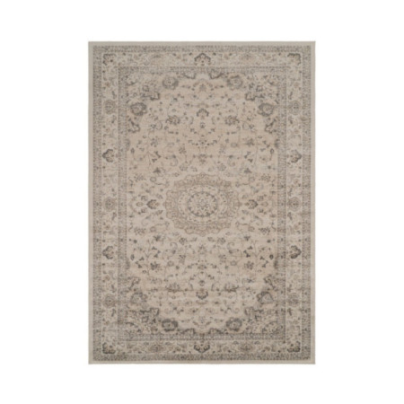 Alfombra de viscosa natural 160 x 1 x 230 cm