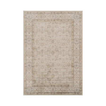 Alfombra de viscosa natural 160 x 1 x 230 cm