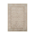Alfombra de viscosa natural 160 x 1 x 230 cm