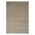 Alfombra en relieve de viscosa y chenilla natural 200 x 1 x 300 cm