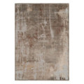Alfombra en relieve de viscosa y chenilla natural 200 x 1 x 300 cm