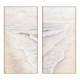 Díptico de cuadros pintura brisa marina 2 cuadros 60 x 120 x 3,8 cm