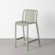 Taburete de exterior de polipropileno verde 51 x 92 x 50 cm