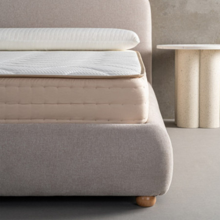 Colchón viscoelástico beige 150 x 23 x 190 cm