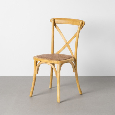 Silla aspas natural madera de olmo 50 x 89 x 44,50 cm