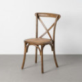 Silla aspas marrón madera de olmo 50 x 89 x 44,50 cm