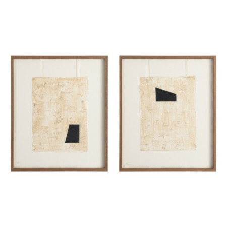 Díptico de cuadros pintura abstracto 2 cuadros 50 x 60 x 0,8 cm