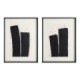 Díptico de cuadros pintura abstracto 2 cuadros 60 x 80 x 0,8 cm