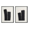 Díptico de cuadros pintura abstracto 2 cuadros 60 x 80 x 0,8 cm