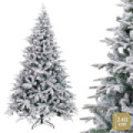Árbol de navidad artificial nevado de gran frondosidad con 1253 ramas Ø148 x 240 cm