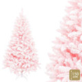 Árbol de navidad artificial rosa con 370 ramas plegables Ø87 x 150 cm