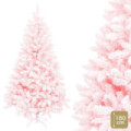 Árbol de navidad artificial rosa con 780 ramas plegables Ø113 x 180 cm