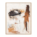 Cuadro pintura abstracto beige 120 x 150 x 4,9 cm
