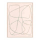 Cuadro pintura abstracto blanco 90 x 120 x 4,5 cm