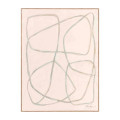 Cuadro pintura abstracto blanco 90 x 120 x 4,5 cm