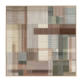 Cuadro impresión con marco marrón abstracto 90 x 90 x 4,5 cm